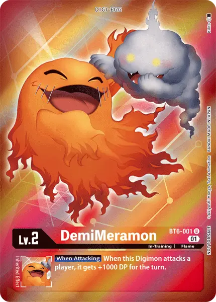 Digimon TCG Card 'BT6-001_P1' 'DemiMeramon'