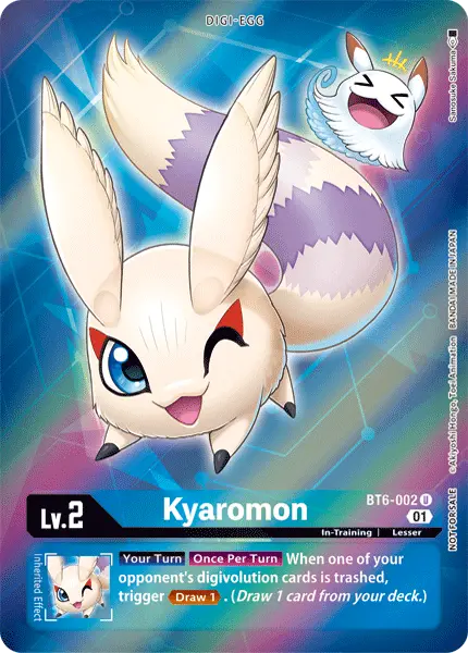 Digimon TCG Card BT6-002_P1 Kyaromon