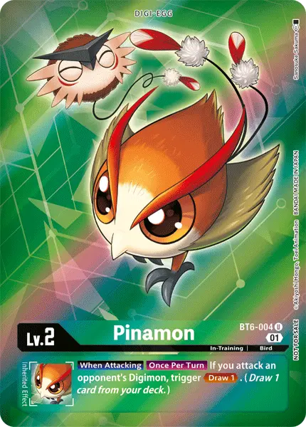 Digimon TCG Card BT6-004_P1 Pinamon