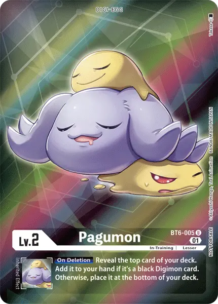 Digimon TCG Card 'BT6-005_P1' 'Pagumon'