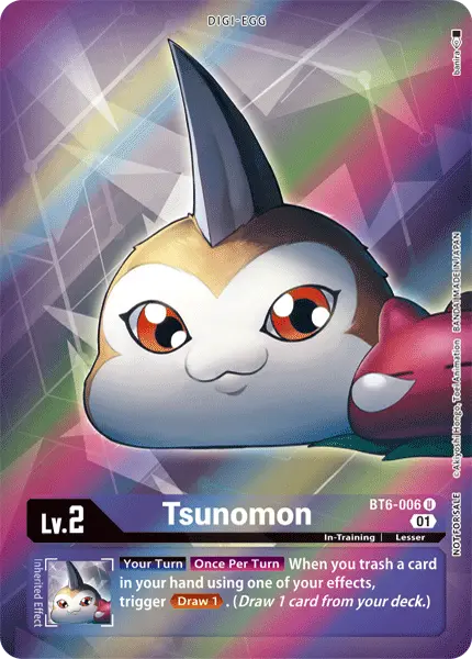 Digimon TCG Card BT6-006_P1 Tsunomon