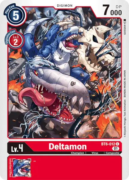 Digimon TCG Card 'BT6-012' 'Deltamon'