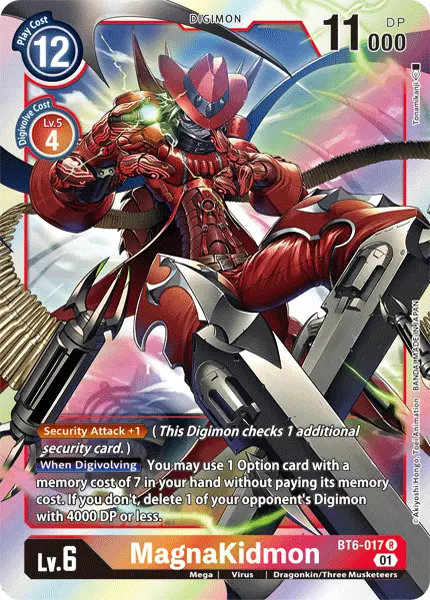 Digimon TCG Card BT6-017 MagnaKidmon