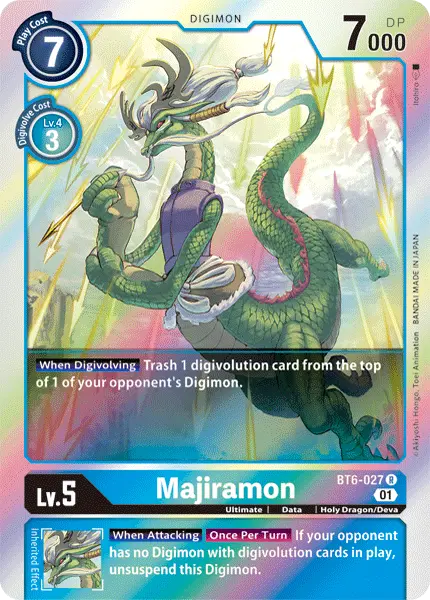 Digimon TCG Card BT6-027 Majiramon