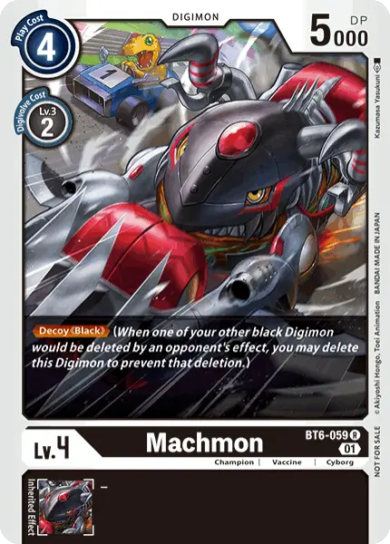 Digimon TCG Card 'BT6-059' 'Machmon'