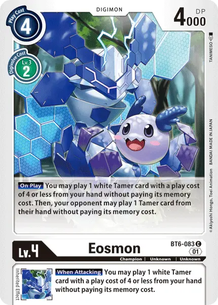 Digimon TCG Card BT6-083 Eosmon