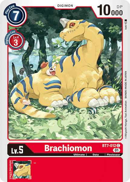 Digimon TCG Card BT7-012 Brachiomon