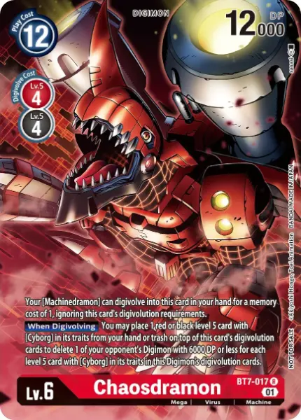 Digimon TCG Card BT7-017_P1 Chaosdramon