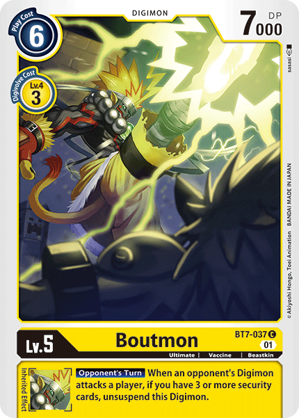 Digimon TCG Card 'BT7-037' 'Boutmon'