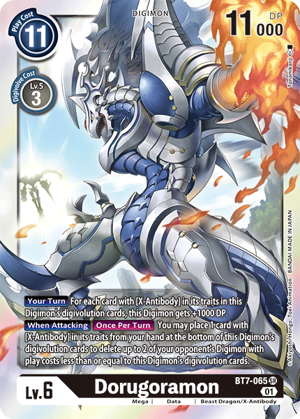 Digimon TCG Card 'BT7-065' 'Dorugoramon'