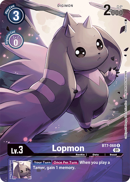 Digimon TCG Card 'BT7-068_P1' 'Lopmon'