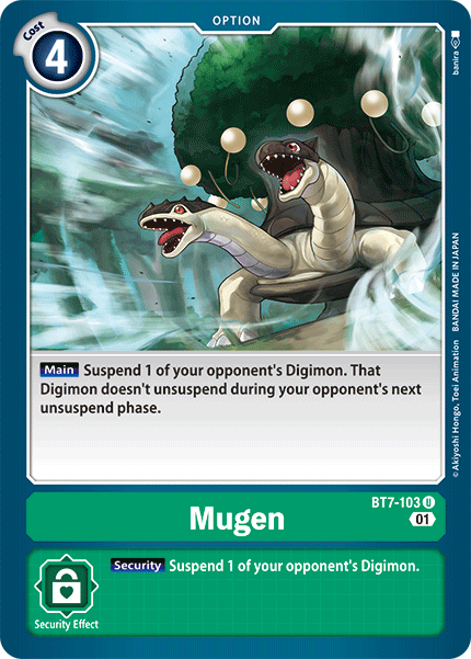 Digimon TCG Card BT7-103 Mugen