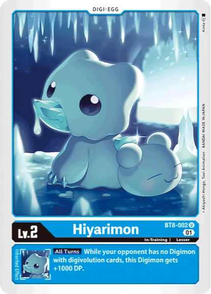 Digimon TCG Card BT8-002 Hiyarimon