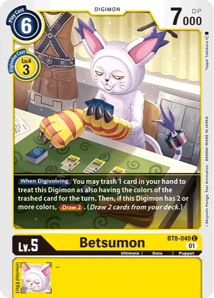 Digimon TCG Card 'BT8-040' 'Betsumon'