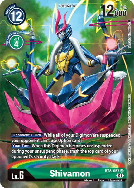 Digimon TCG Card 'BT8-057_P1' 'Shivamon'