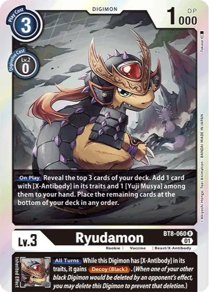 Digimon TCG Card 'BT8-060' 'Ryudamon'