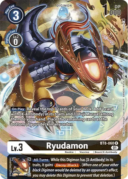 Digimon TCG Card 'BT8-060_P1' 'Ryudamon'