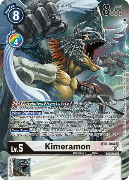 Digimon TCG Card 'BT8-084_P1' 'Kimeramon'