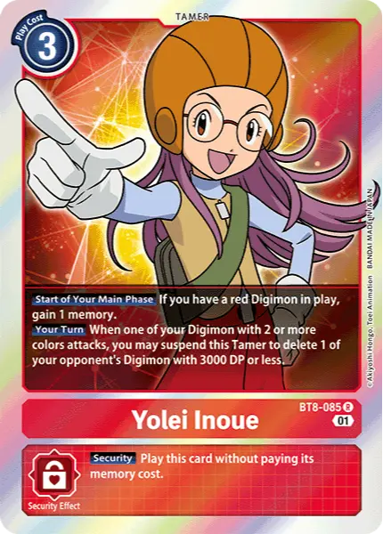 Digimon TCG Card 'BT8-085' 'Yolei Inoue'