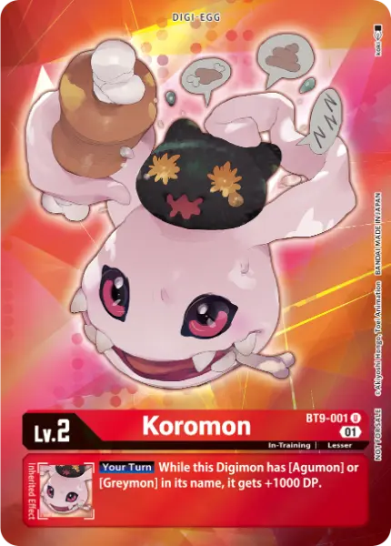 Digimon TCG Card 'BT9-001_P1' 'Koromon'