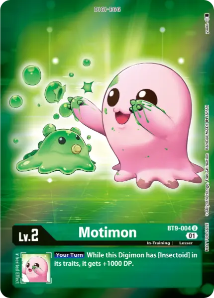 Digimon TCG Card BT9-004_P1 Motimon