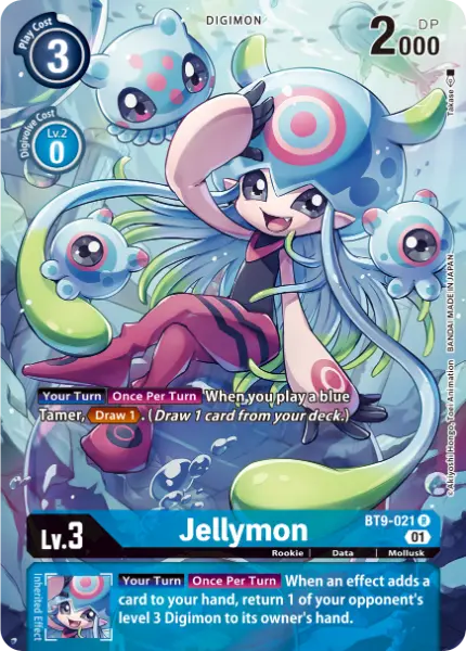 Digimon TCG Card 'BT9-021_P1' 'Jellymon'