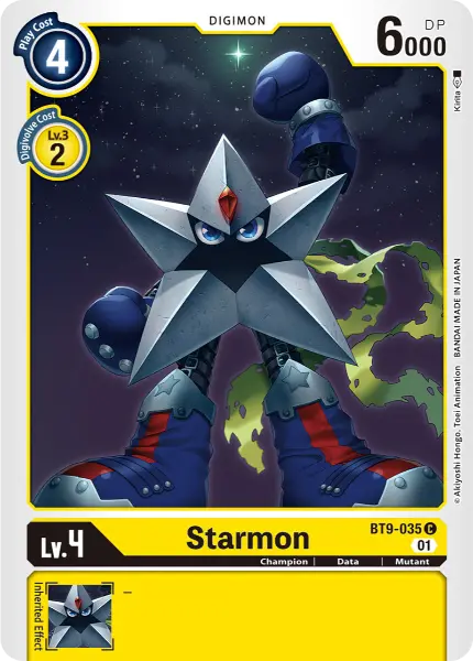 Digimon TCG Card BT9-035 Starmon