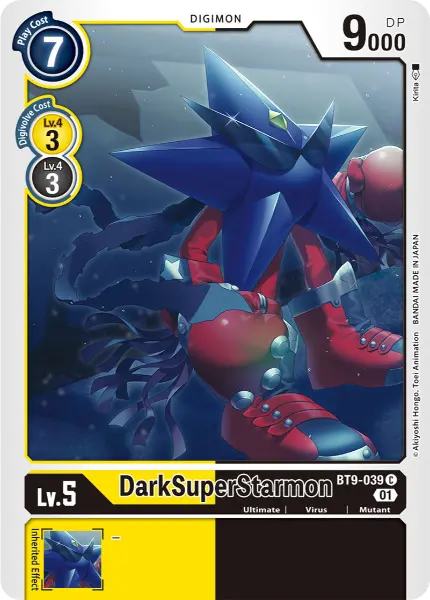 Digimon TCG Card 'BT9-039' 'DarkSuperStarmon'