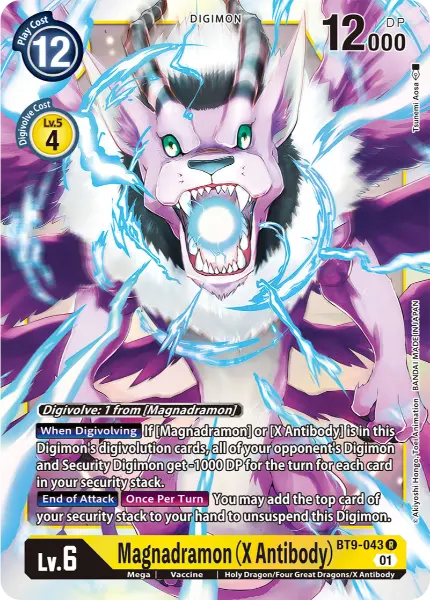 Digimon TCG Card 'BT9-043' 'Magnadramon (X Antibody)'