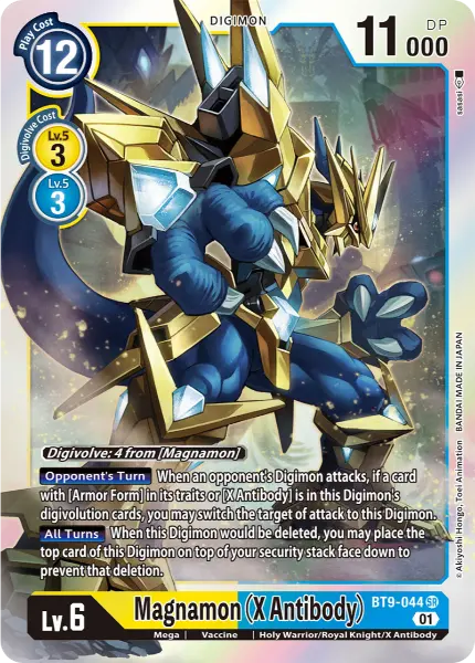 Digimon TCG Card 'BT9-044' 'Magnamon (X Antibody)'