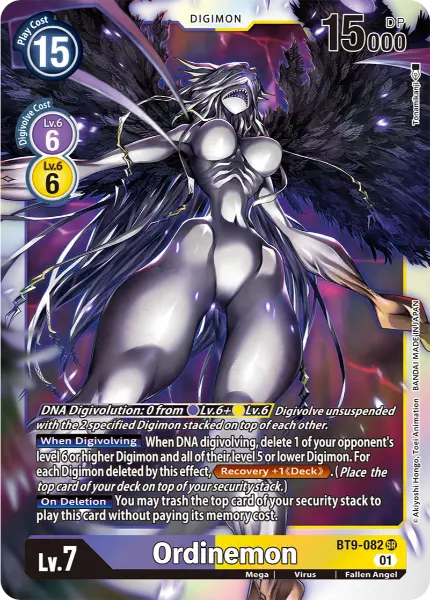 Digimon TCG Card 'BT9-082' 'Ordinemon'