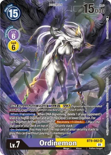 Digimon TCG Card BT9-082_P1 Ordinemon