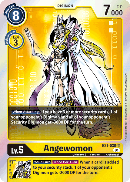 Digimon TCG Card 'EX1-030' 'Angewomon'