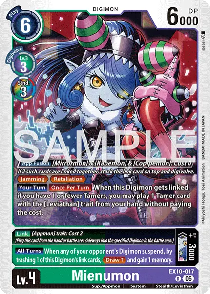 Digimon TCG Card 'EX10-017' 'Mienumon'
