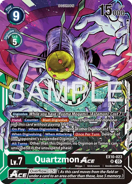 Digimon TCG Card 'EX10-023' 'Quartzmon'