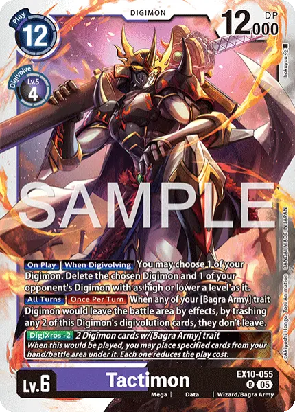 Digimon TCG Card 'EX10-055' 'Tactimon'