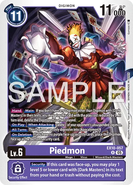 Digimon TCG Card 'EX10-057' 'Piedmon'