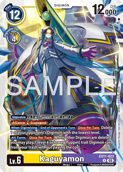 Digimon TCG Card 'EX11-023' 'Kaguyamon'