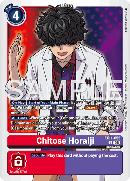 Digimon TCG Card 'EX11-055' 'Chitose Horaiji'