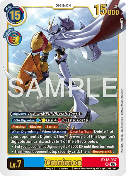Deck EX12 Virus Busters with preview of card EX12-037