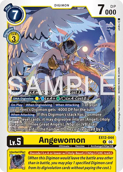 Digimon TCG Card 'EX12-044' 'Angewomon'