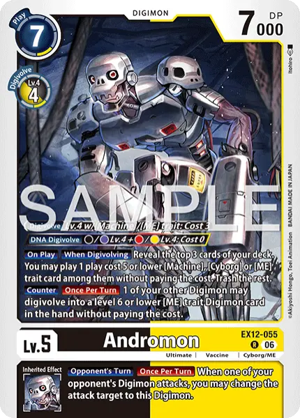 Digimon TCG Card 'EX12-055' 'Andromon'