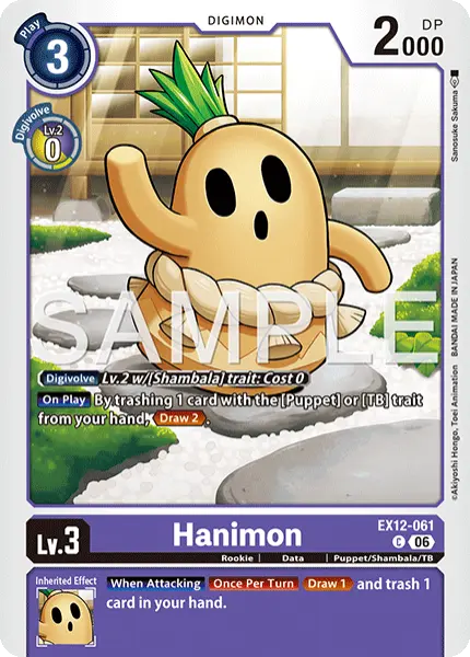 Digimon TCG Card 'EX12-061' 'Hanimon'