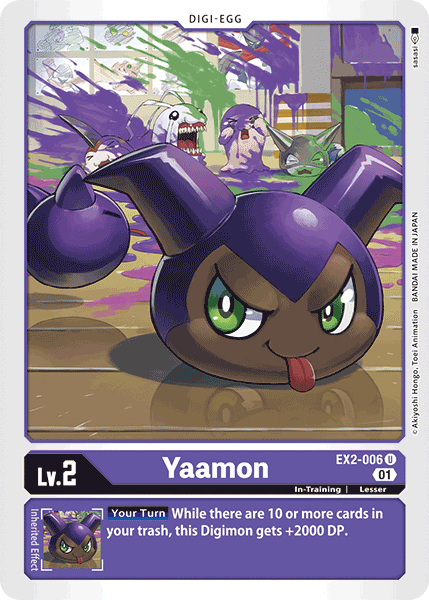 Digimon TCG Card EX2-006 Yaamon