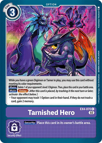 Digimon TCG Card 'EX4-070' 'Tarnished Heroes'