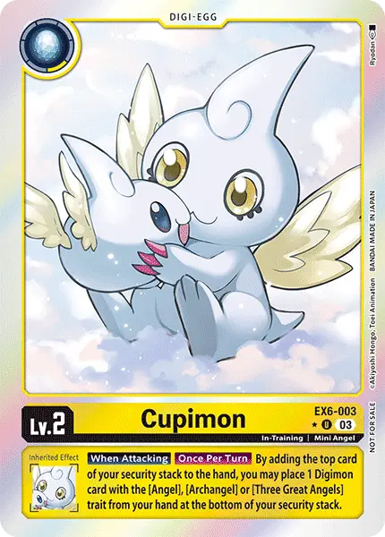 Digimon TCG Card 'EX6-003_P1' 'Cupimon'