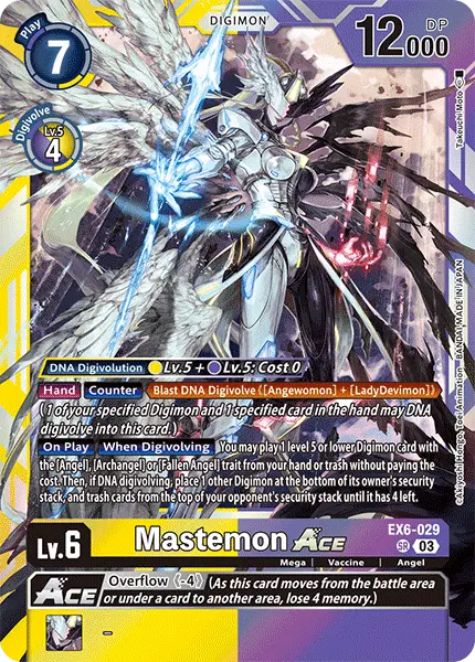 Digimon TCG Card 'EX6-029' 'Mastemon'