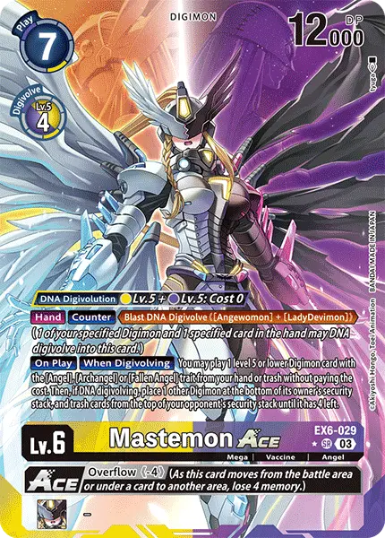 Digimon TCG Card EX6-029_P1 Mastemon