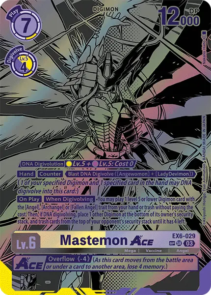 Digimon TCG Card 'EX6-029_P2' 'Mastemon'