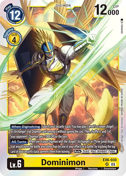 Deck The Three Great Angels - 1st with preview of card EX6-030